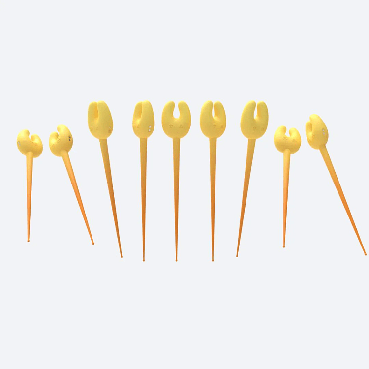 The Oh Collective Glow Pulse Dual Precision Clitoral Vibrator With Foreplay Tickler, Amber/Peach