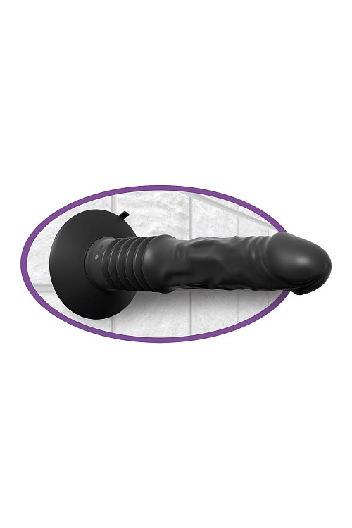 Pipedream Anal Fantasy Elite, Vibrating Ass Fucker with Thrusting Function & Realistic Texture, 11 Unique Modes, 21cm, Black
