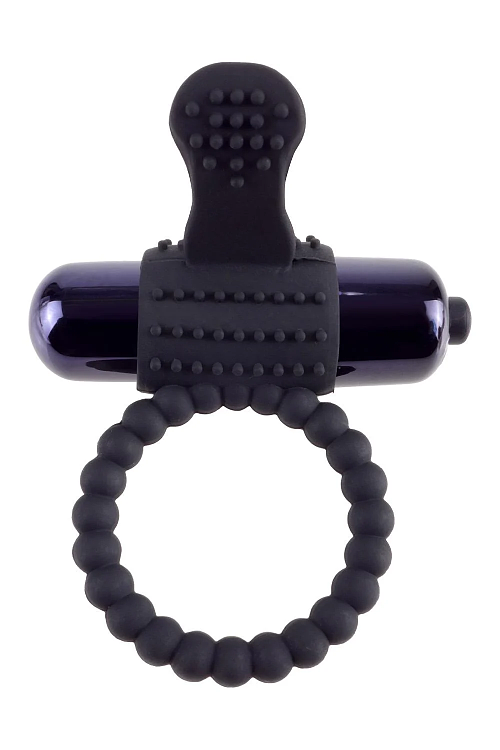 Pipedream Fantasy C-Ringz Vibrating Silicone Super Ring, Δονούμενο Δαχτυλίδι Πέους Σιλικόνης, Black