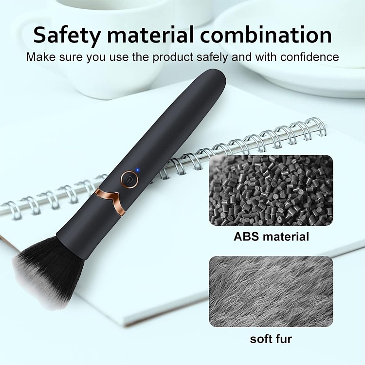 SMD Aye Liner Brush Vibrator, Μίνι Δονητής με 10 Vibrating Modes, Black / Gold