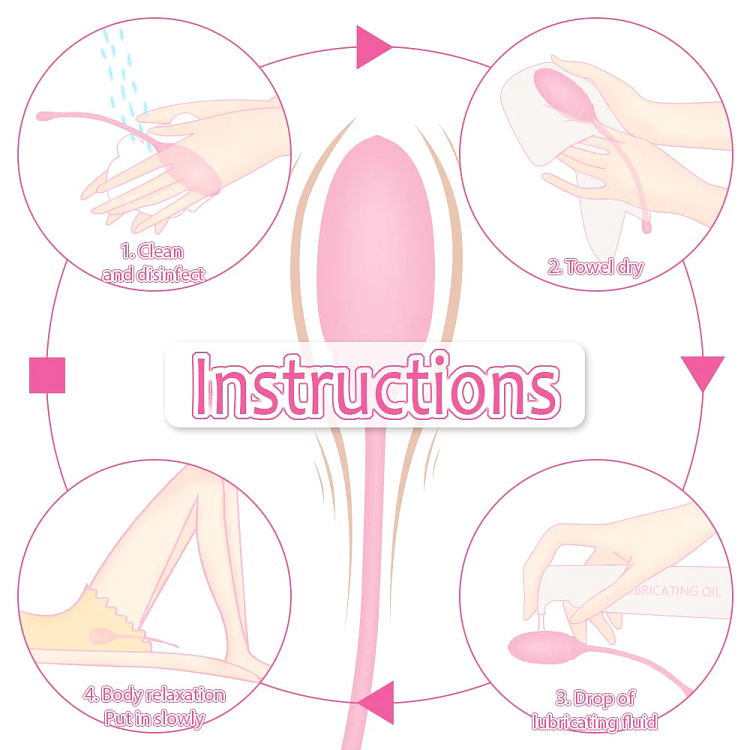 SMD Elysia, Silicone Kegel Training Balls, Κολπικές Μπάλες Εκγύμνασης από Σιλικόνη, Σετ των 3, Blush Pink