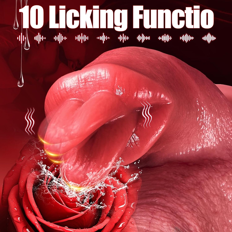 SMD Equalizer, Realistic Vibrator Dildo 23cm με Licking, Thrusting & Heating Function, Extra Thickness, Flesh