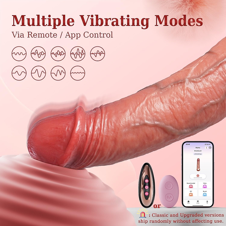SMD Payton, Penis Sleeve Extender & App Vibrator, Penis Extension and Vibrator with APP, via Bluetooth, Flesh