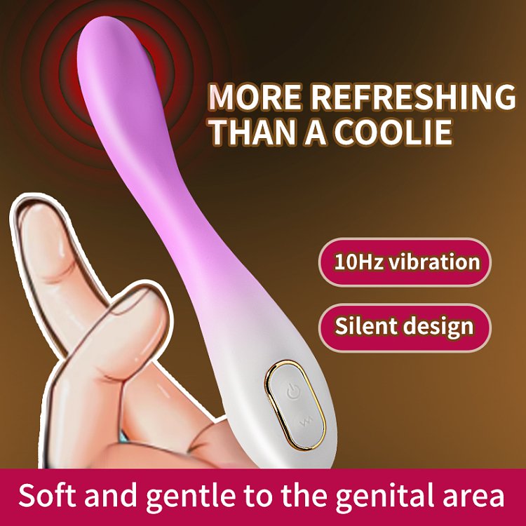 SMD Starry Enchantment, Flexible Silicone G-Spot Vibrator, Sky Purple