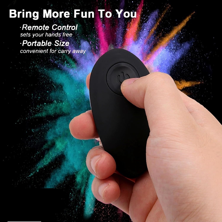 SMD Untouchable Wearable, Underwear with Built-in Bullet Vibrator with Remote Control, Black