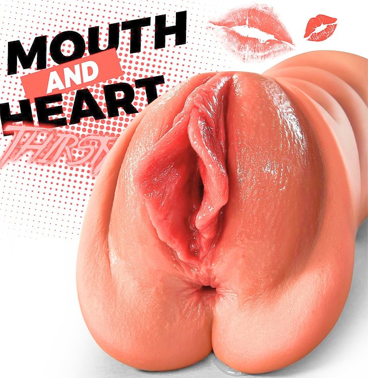 SMD Vixen Destiny – 2-in-1 Masturbator with 3D Textured Realistic Pussy & Ass, Flesh