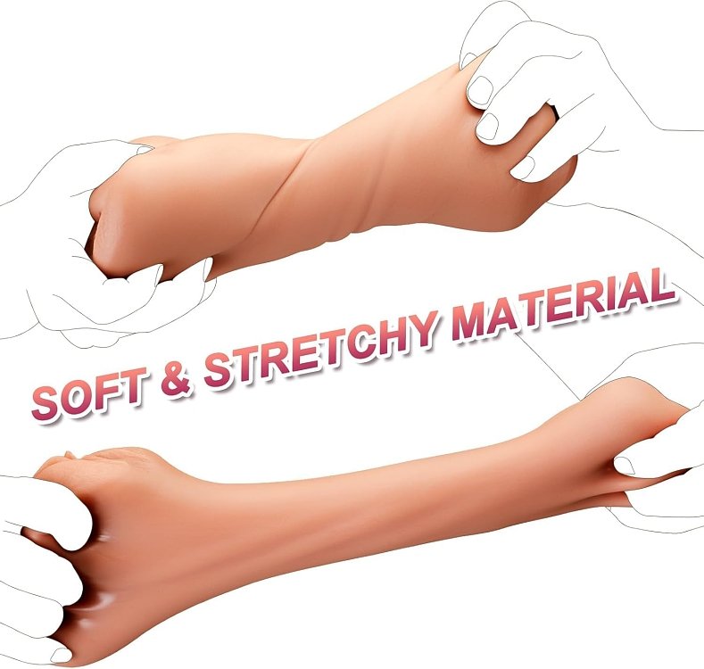 SMD Vixen Karen, 3-in-1 Masturbator with 3D Textured Realistic Pussy, Mouth & Ass, Tan Color