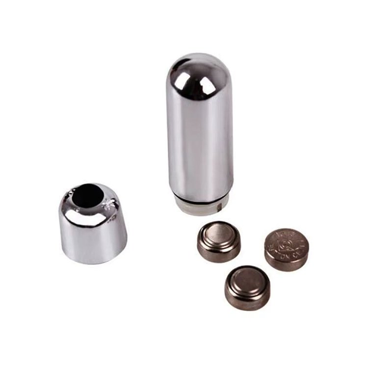 SMD Love Bullet, Pocket Bullet Vibrator, 6cm, Silver