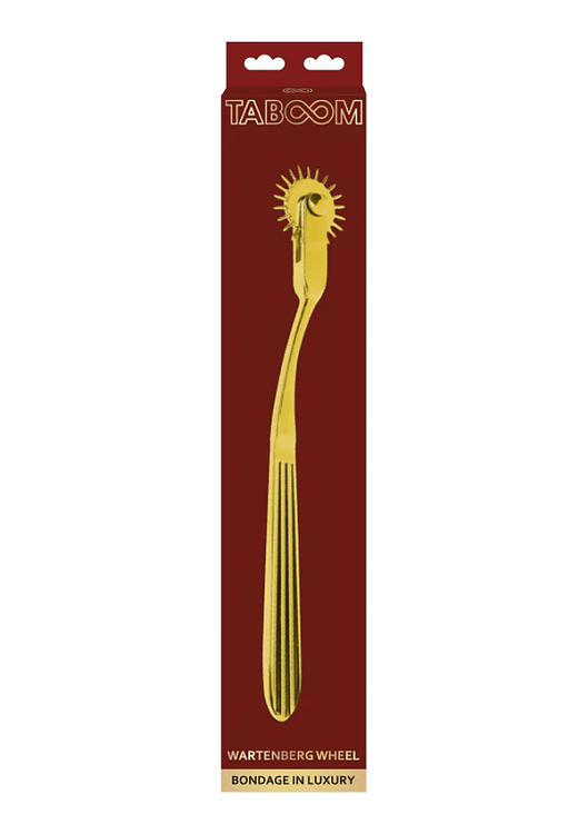 Taboom Warterberg Wheel, BDSM Sensitivity Wheel, 18.5cm, Gold