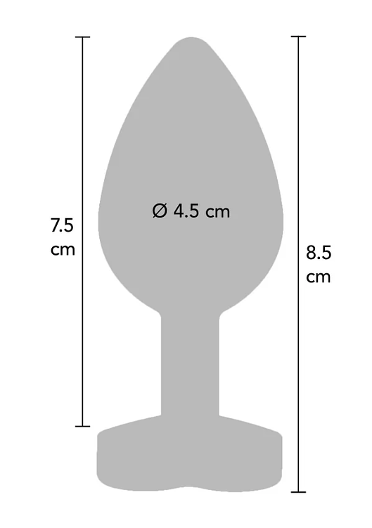 ToyJoy Your Ass Is Mine Butt Plug, Πρωκτική Σφήνα 8cm 100% Σιλικόνη