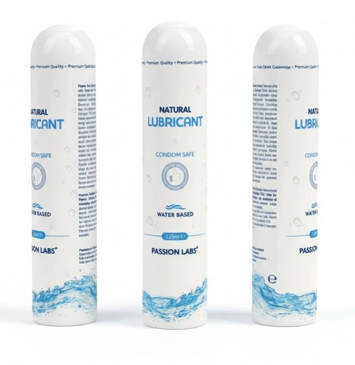 Passion Labs Natural Water Based Lubricant, Λιπαντικό με Βάση το Νερό, 125 ml