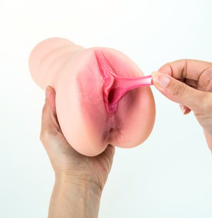 SMD Vixen Destiny – 2-in-1 Masturbator with 3D Textured Realistic Pussy & Ass, Flesh