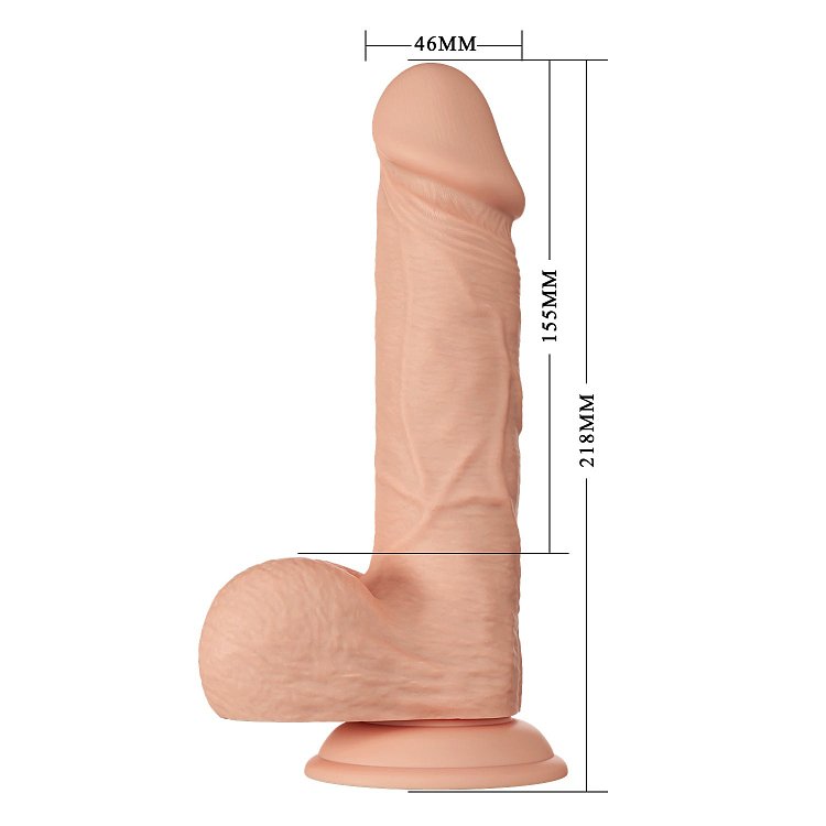Baile Beautiful Bahamut, Ρεαλιστικό Dildo, 21.6cm, Flesh