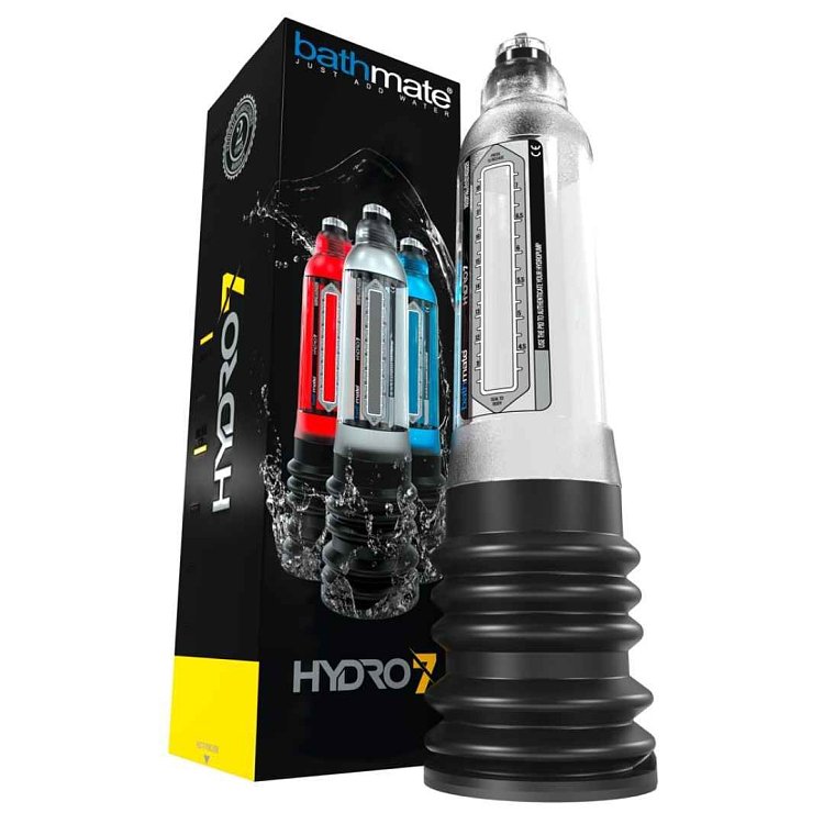 Bathmate Hydro7, Υδραυλική Τρόμπα Πέους, Clear