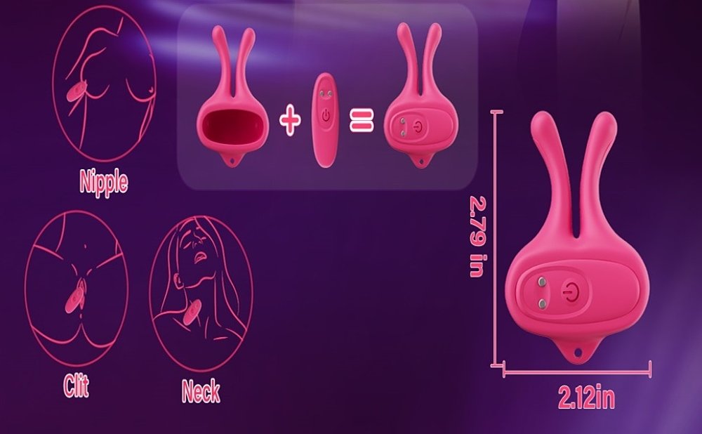 SMD Smooth Operator, 2-in-1 Nipple Stimulator & Clitoral Vibrator, Κλειτοριδικός Δονητής & Δονούμενοι Σφιγκτήρες Θηλών, Pink