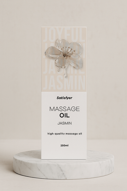 Satisfyer Jasmine Massage Oil, Λάδι για Αισθησιακό Μασάζ με Άρωμα Γιασεμί, 250ml