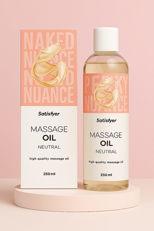 Satisfyer Neutral Massage Oil, Λάδι για Αισθησιακό Μασάζ χωρίς Άρωμα, 250ml