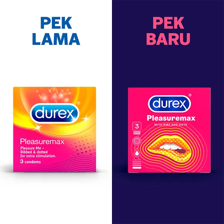 Durex Pleasuremax Ribbed and Dotted Condoms 12pcs