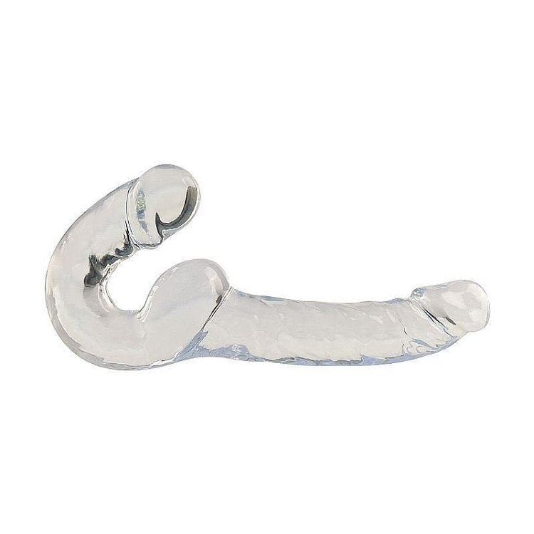 SMD Vanguard Fill Me Strapless Double Ended Realistic Bendable Dildo, Διπλο Strapless Ρεαλιστικό Dildo, Clear