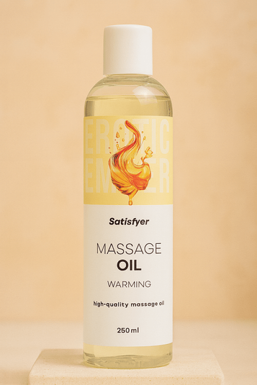 Satisfyer Warming Massage Oil, Λάδι για Αισθησιακό Μασάζ με Θερμαντική Δράση, 250ml