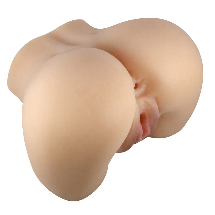Crazy Bull Mila, Vagina & Anus Masturbator Δονούμενο, Soft Skin, Natural