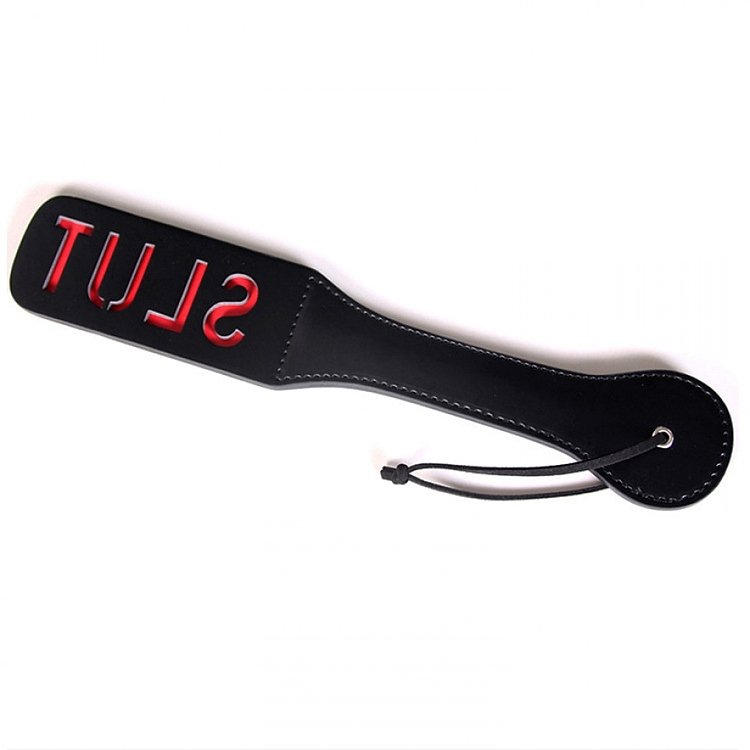 SMD Doit Paddle Sluted 32cm από Vegan Leather, Black
