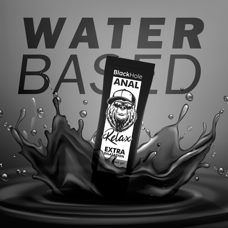 Black Hole Anal Relax Extra Dilatation 70ml, Water Based Πρωκτικό Λιπαντικό σε Gel