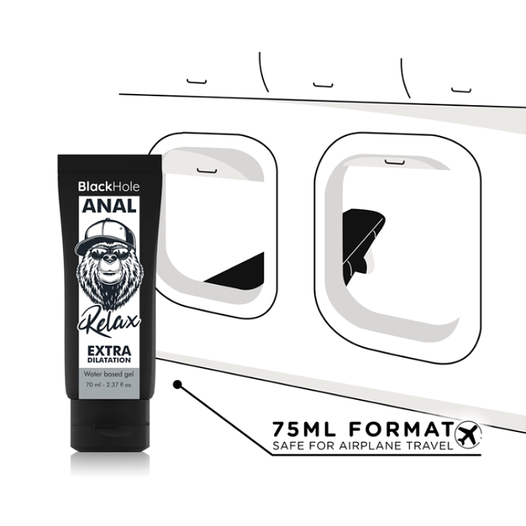 Black Hole Anal Relax Extra Dilatation 70ml, Water Based Πρωκτικό Λιπαντικό σε Gel
