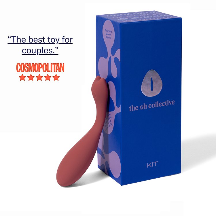 The Oh Collective KIT, Clitoral & G-Spot Vibrator, Κλειτοριδικός & G-Spot Δονητής, 3 intensities & 5 vibrations, Coral