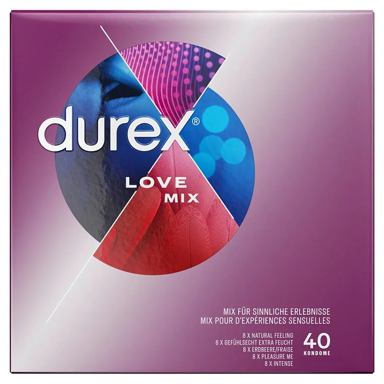 Durex Love Mix Condoms 40pcs