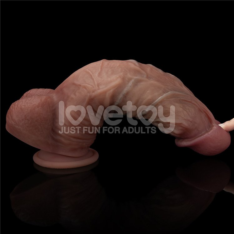 Lovetoy Nature Cock, Ρεαλιστικό Dildo Διπλής Στρώσης Σιλικόνης, 26.7cm, Flesh