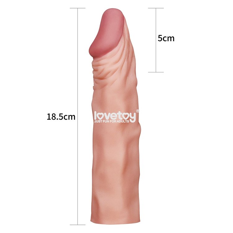 Lovetoy Pleasure X-Tender, Προέκταση Πέους, Flesh