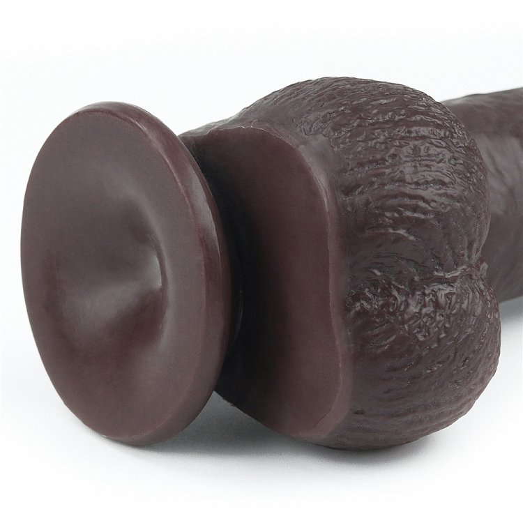 Lovetoy Sliding Skin, Dual Layer Realistic Dildo 22.9cm, Black