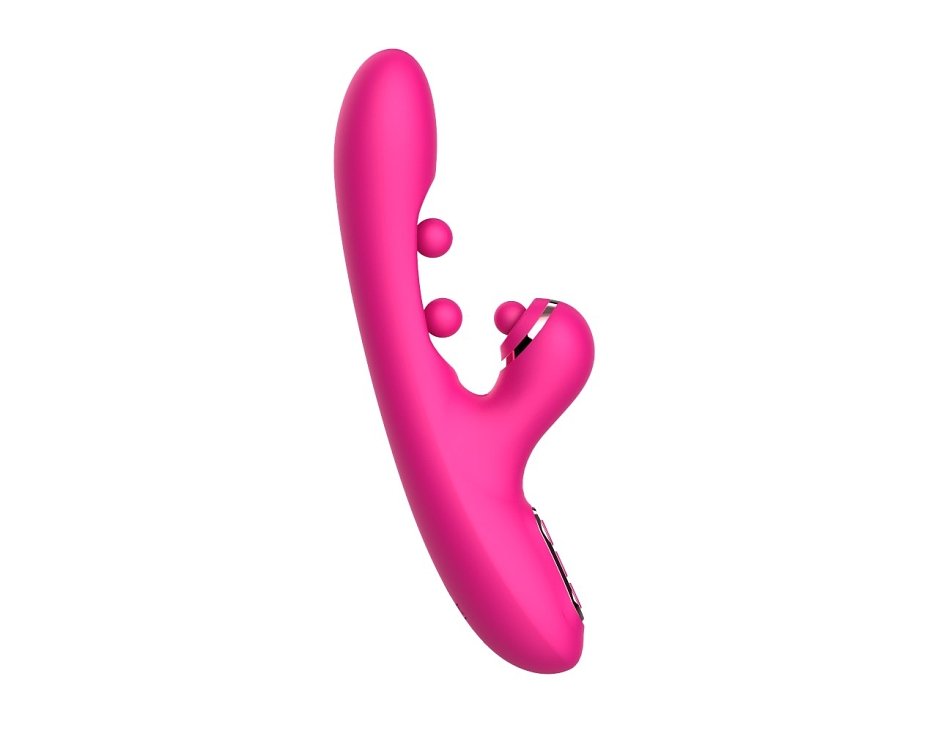 SMD Valkyrie Pro, Dual-Action Rabbit Vibrator With 10 Vibration Modes & 10 G-Spot Stimulation Modes, 24cm, Pink
