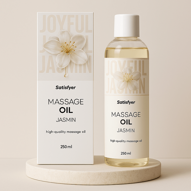 Satisfyer Jasmine Massage Oil, Λάδι για Αισθησιακό Μασάζ με Άρωμα Γιασεμί, 250ml