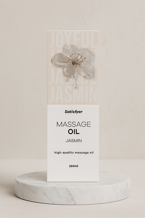 Satisfyer Jasmine Massage Oil, Λάδι για Αισθησιακό Μασάζ με Άρωμα Γιασεμί, 250ml