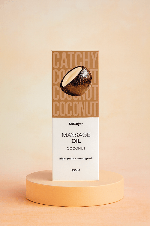 Satisfyer Coconut Massage Oil, Λάδι για Αισθησιακό Μασάζ με Άρωμα Καρύδα, 250ml