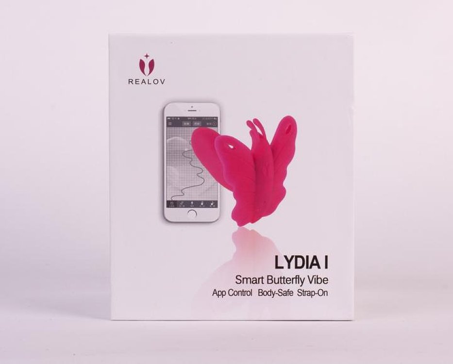 Realov Lydia I, Smart Δονητής Πεταλούδα με App, Pink