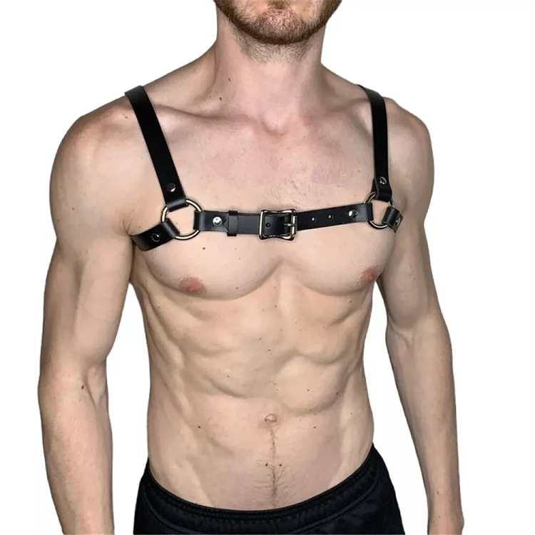 SMD Chestpunk, Strap Harness από Vegan Leather, Black