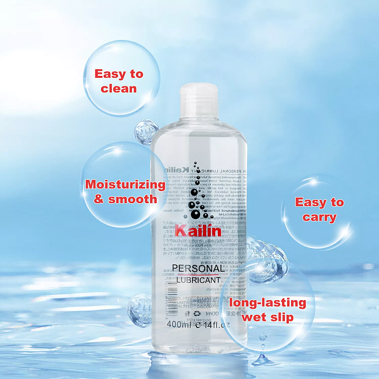 Kailin Waterbased Lube, Long Lasting & Natural Feel Lubricant 400ml