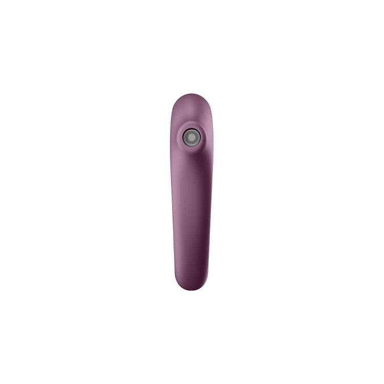 Satisfyer Dual Kiss Air Pulse Vibrator, Wine Red