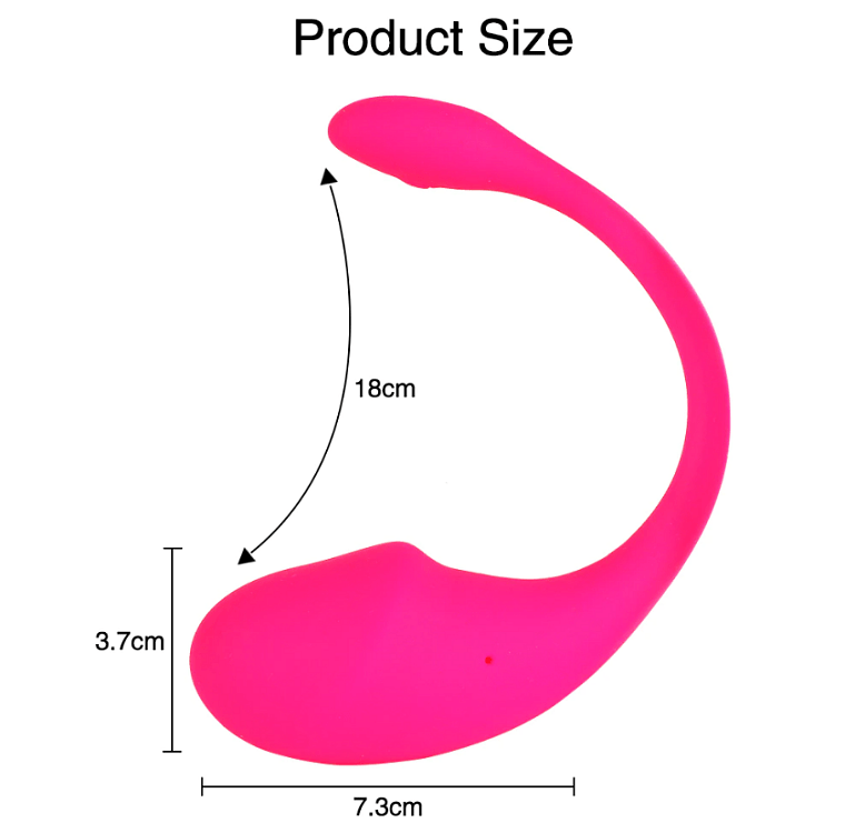 Mokko EVA App Controlled Vibrator for Couples, Ασύρματος Κλειτοριδικός Δονητής με Bluetooth για Ζευγάρια