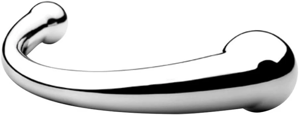 SMD HotSteel, Stainless Steel Curved G-Spot & P-Spot Dildo