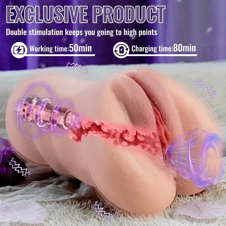 Sora Pussy Masturbator, App Control, Thrusting & Vibration, Superskin