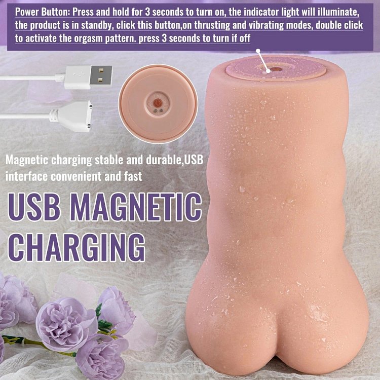 Sora Pussy Masturbator, App Control, Thrusting & Vibration, Superskin