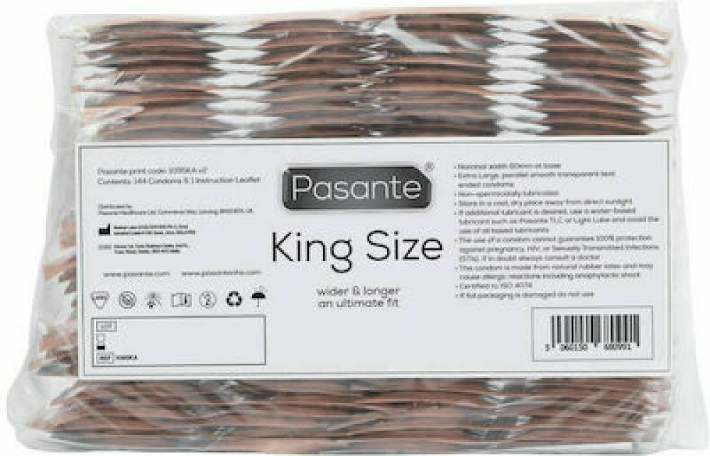 Pasante King Size (Large) Condoms - Pack of 144