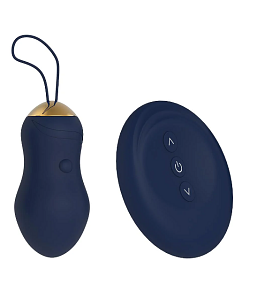 Dream Toys Goddess Collection Apollo, Egg Vibrator Remote Controlled, Δονητής Egg Ασύρματος, 7 rhythms, 3 speeds, Blue