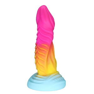 SMD Ravager Monster Dildo Collection Multicolor Silicone Monster Dildo with Suction Cup, 20.4 cm