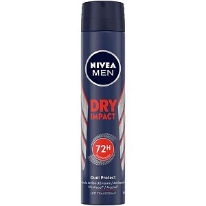 Nivea Men Dry Impact Plus Anti-perspirant Αποσμητικό 72h σε Spray 200ml