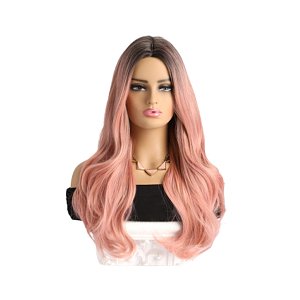SMD Lust Angels Wig Series, Synthetic Butterfly Pink Wig, Συνθετική Ροζ Περούκα, Wavy Pink